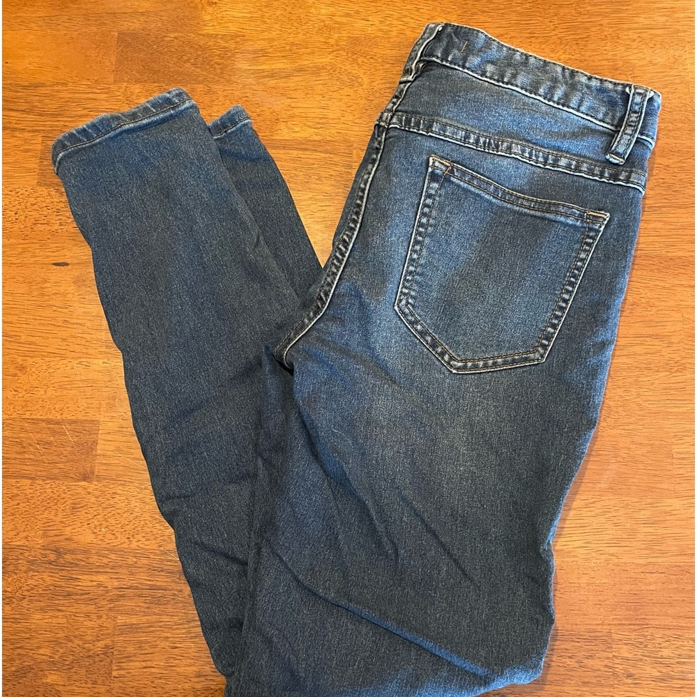 Free People skinny jeans dark sz 28